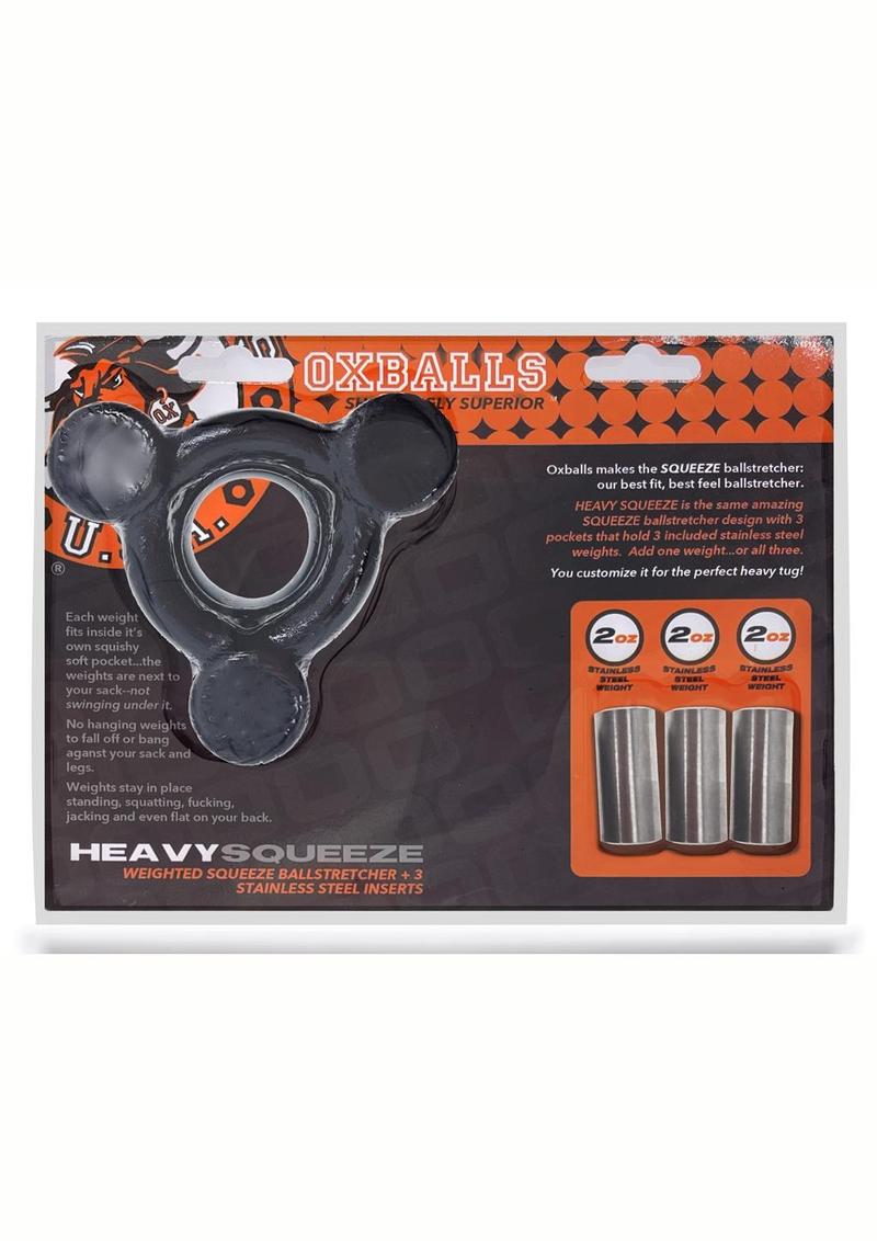 Oxballs Heavy Squeeze Ballstretcher with Stainless Steel Weights