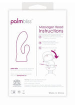 Palmbliss Silicone Massager Head Attachment - Pink