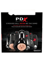 Pdx Elite Fanta Flesh Vibrating Strokers Display 12 Each Per Pop Counter