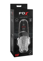 Pdx Elite Ultra Milker Pro Rechargeable Masturbator - Black/Clear