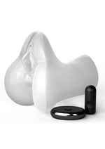 Pdx Extreme Wet Pussies Pick Your Pleasure Control Freak Self Lubricating Vibrating Stroker with Remote - Pussy/Ass