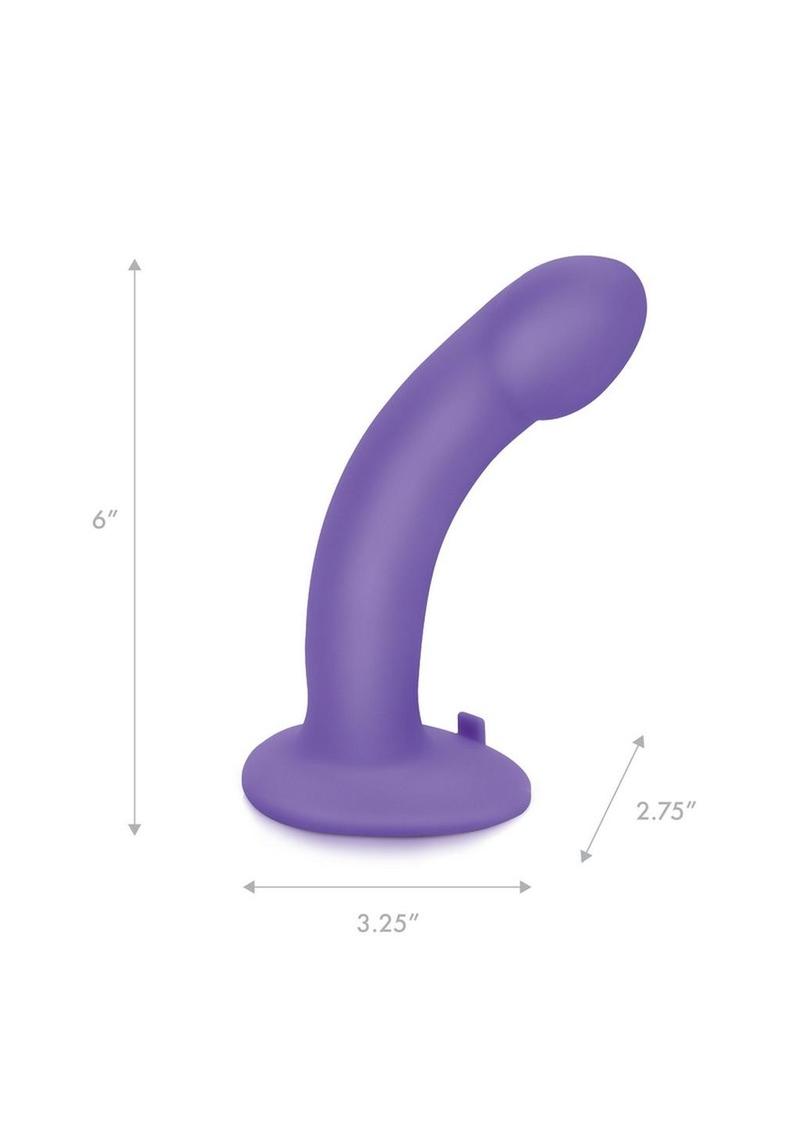 Pegasus Curved Realistic Peg Silicone Rechargeable Dildo with Remote Control