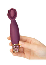 Pillow Talk Passion Rechargeable Silicone Massager - Red/Rose Gold/Wine