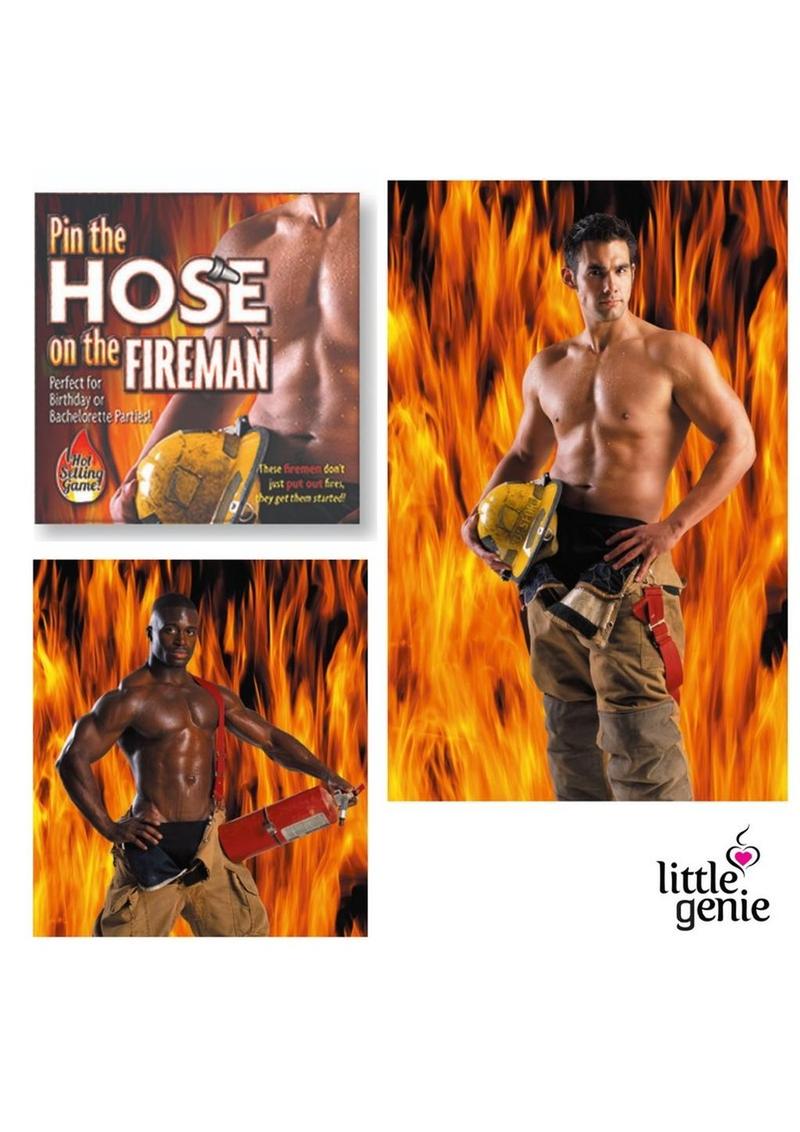 Pin The Hose On The Fireman Game