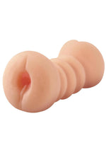 Pipedream Extreme Toyz Flip Me Over Masturbator - Pussy and Butt - Flesh/Vanilla