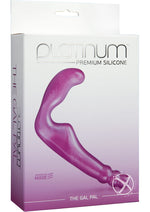 Platinum Premium Silicone The Gal Pal Strapless Strap-On G-Spot Dildo - Purple - 6.2in