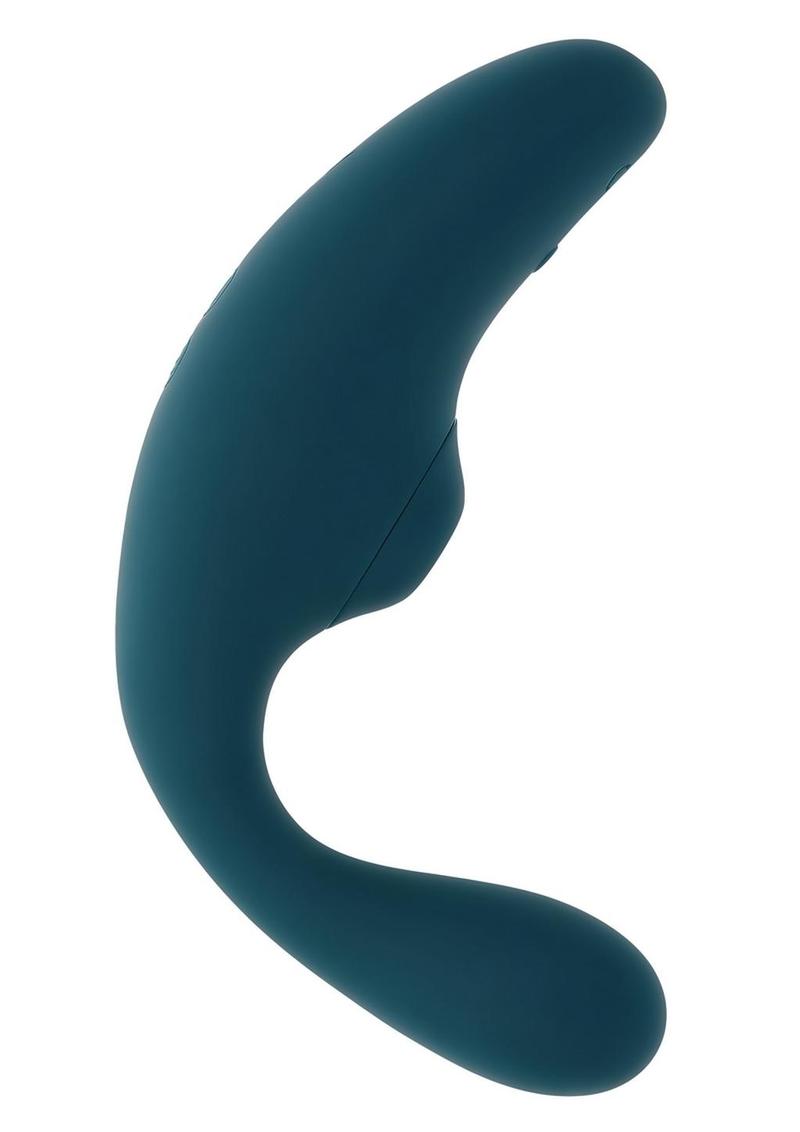 Playboy Charmer Rechargeable Silicone Dual Vibrator with Clitoral Stimulation