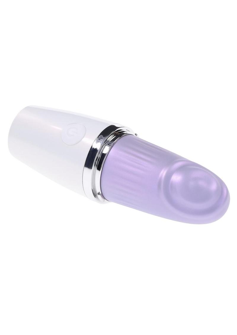 Playboy Getaway Rechargeable Silicone Clitoral Stimulator - Lavender/White