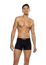 Playboy Men's Boxer Briefs - Black - Large