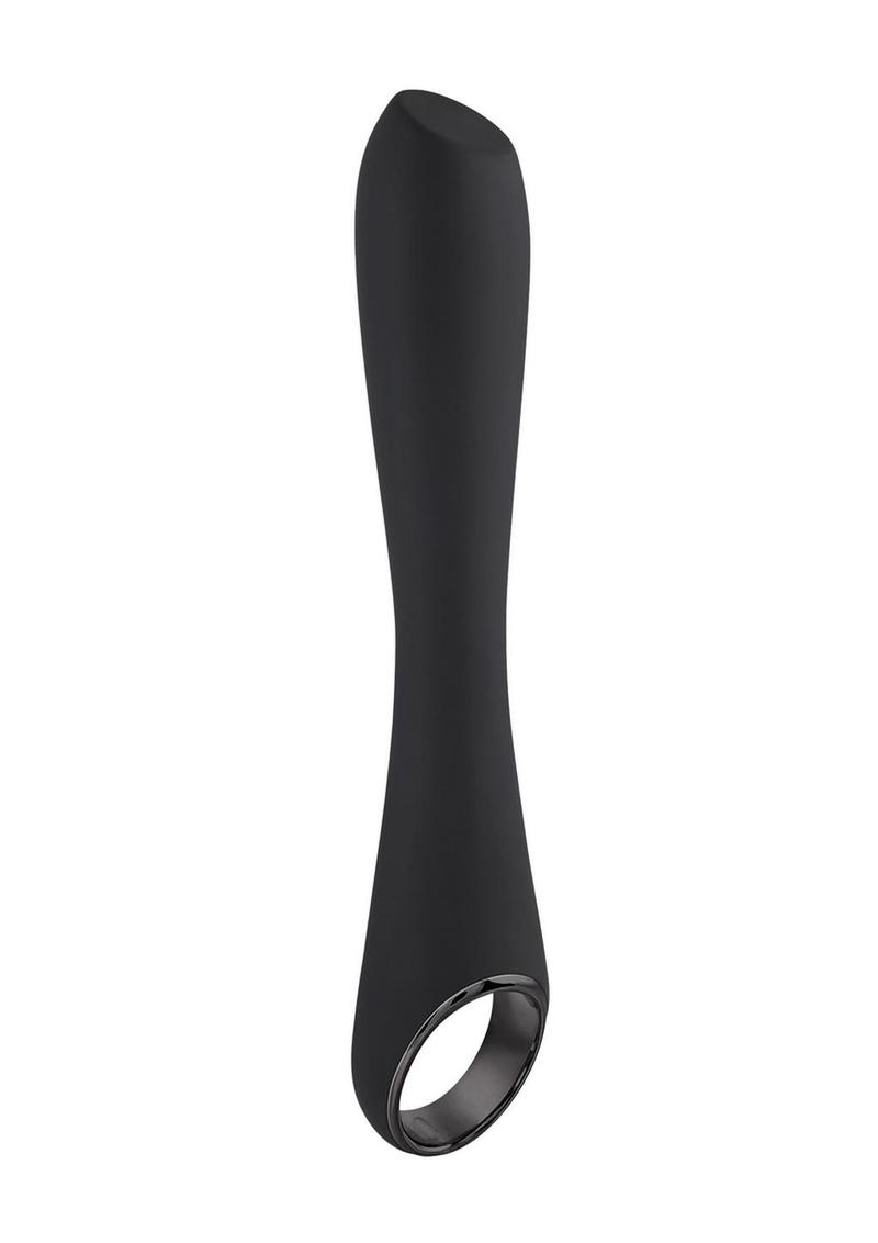 Playboy Olio Rechargeable Silicone Mini Vibrator - Black