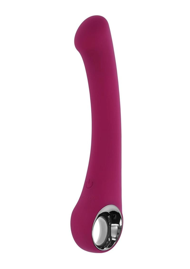 Pleasure Curve Rechargeable Silicone G-Spot Vibrator - Red