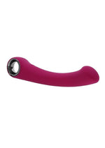 Pleasure Curve Rechargeable Silicone G-Spot Vibrator - Red