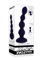 Pleasure Orbit Rechargeable Silicone Anal Beads with Remote Control