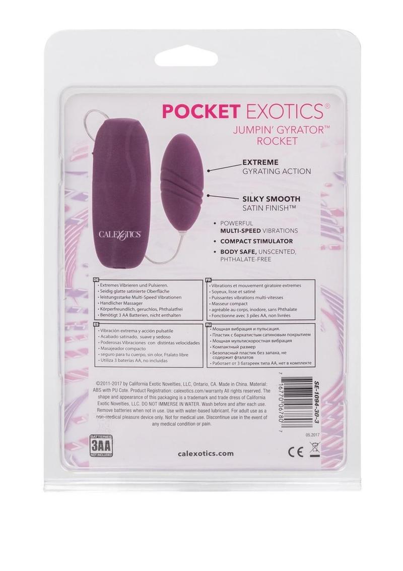 Pocket Exotics Jumpin' Gyrator Rocket Bullet with Remote Control - Purple