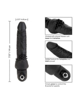 Power Stud Cliterrific Vibrator Waterproof - Black - 6.75in