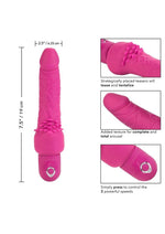 Power Stud Cliterrific Vibrator Waterproof - Pink - 6.75in