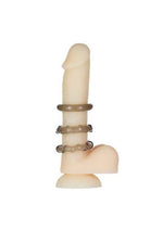 Powerbullet Got Big D Super Stretch Cock Rings - Black - 3 Pack