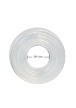 Premium Silicone Cock Ring - Clear - Medium