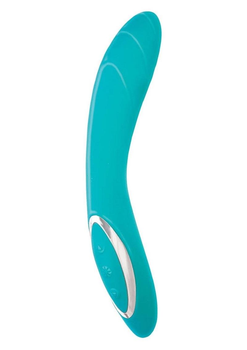 Princess Dynamic Heat Rechargeable Silicone Vibrator with Clitoral Stimulator