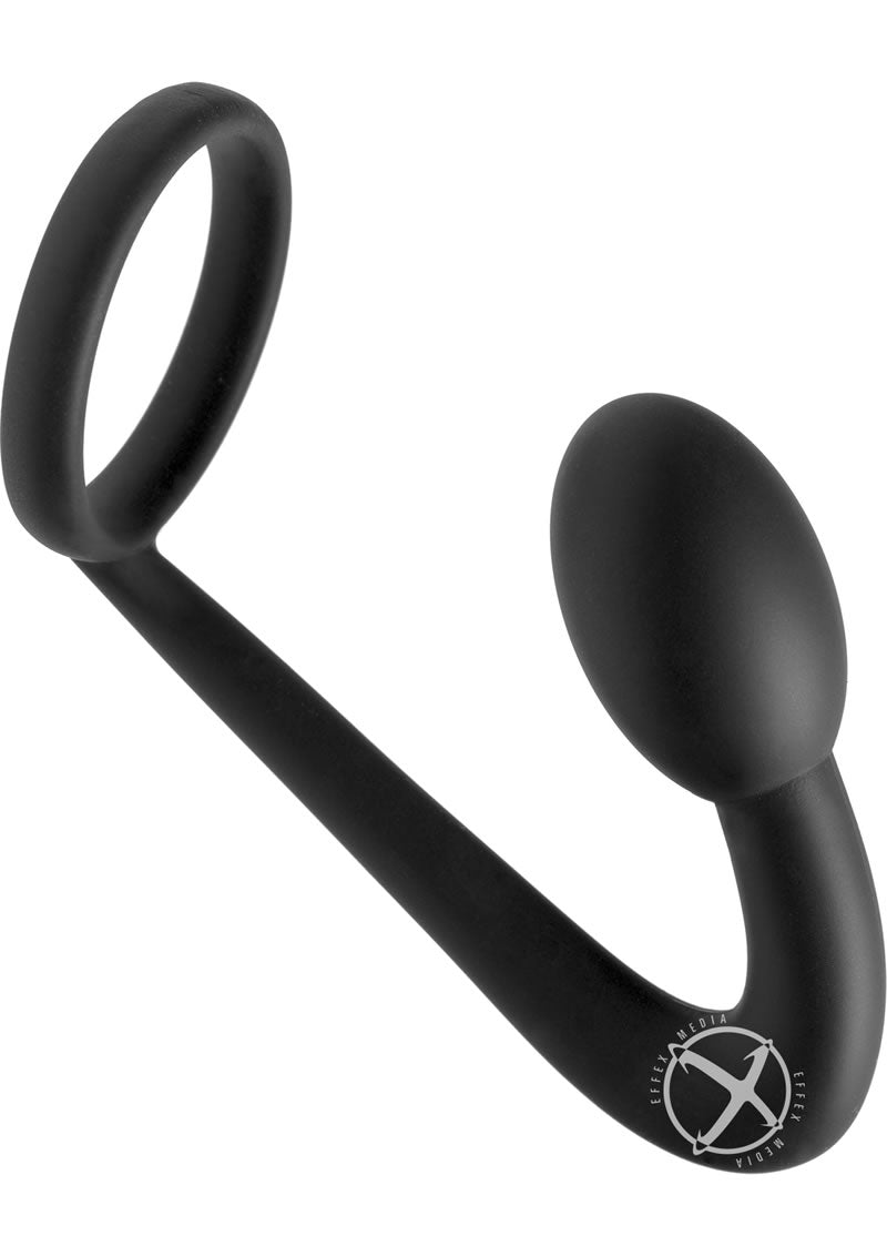 Prostatic Play Explorer Silicone Cock Ring and Prostate Plug