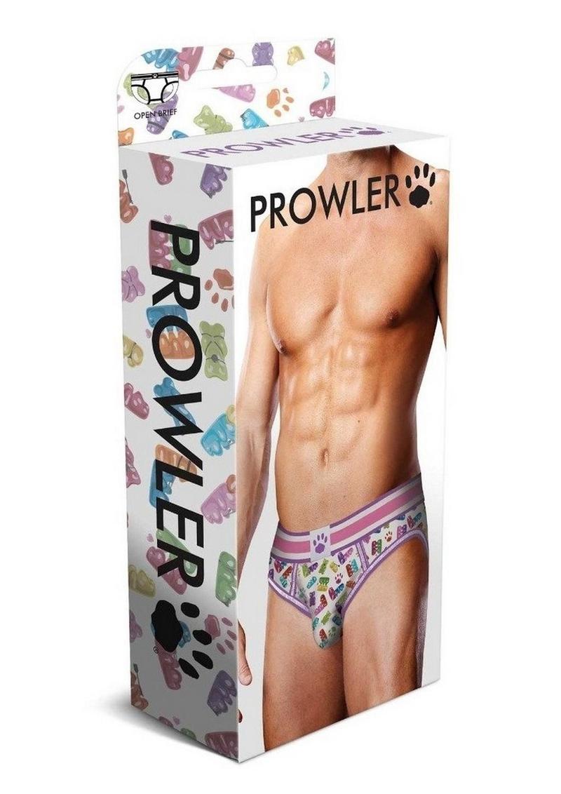 Prowler Gummy Bears Open Brief - Multicolor/White - XLarge