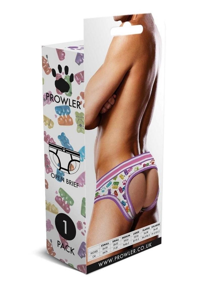Prowler Gummy Bears Open Brief - Multicolor/White - XXLarge