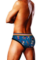 Prowler Pixel Art Gay Pride Collection Brief - Blue/Multicolor - Medium