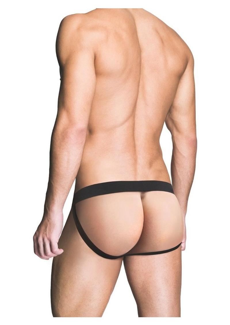 Prowler Red Ass-Less Cock Ring - Black - Medium