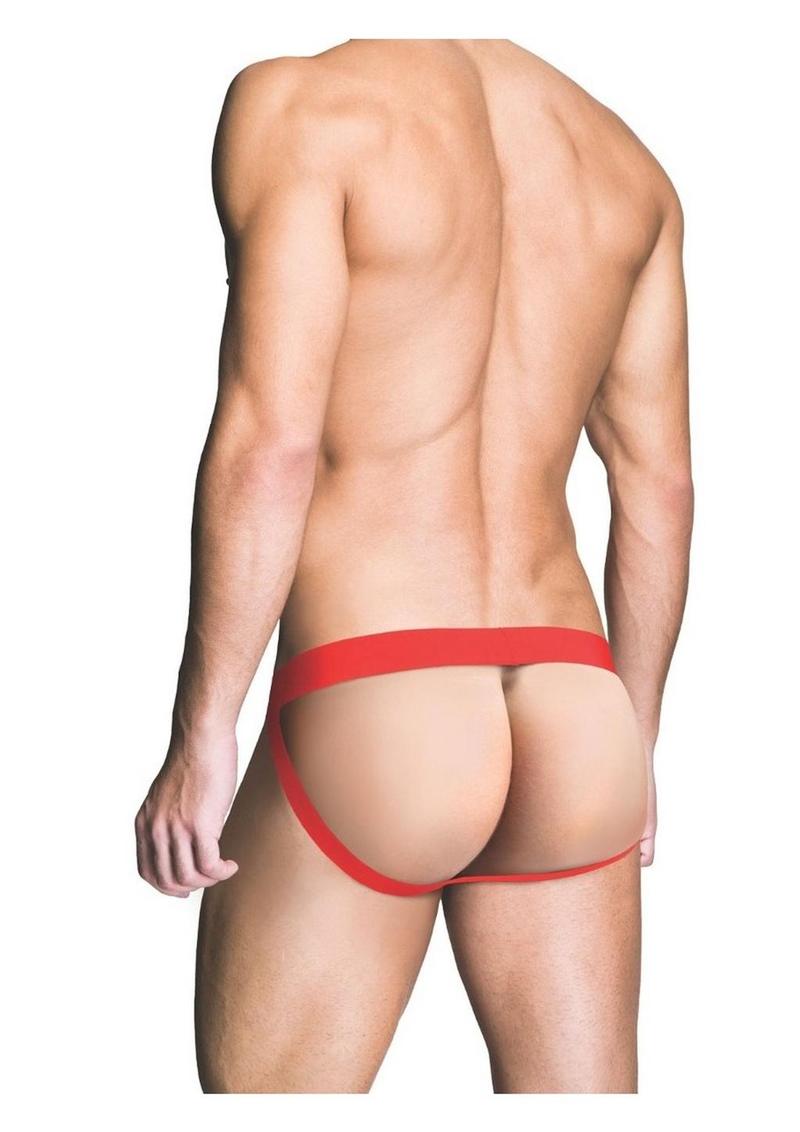 Prowler Red Ass-Less Cock Ring - Red - XLarge