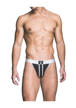 Prowler Red Ass-Less Jock - Black/White - Medium