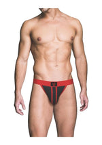Prowler Red Ass-Less Jock - Black/Red - XXLarge