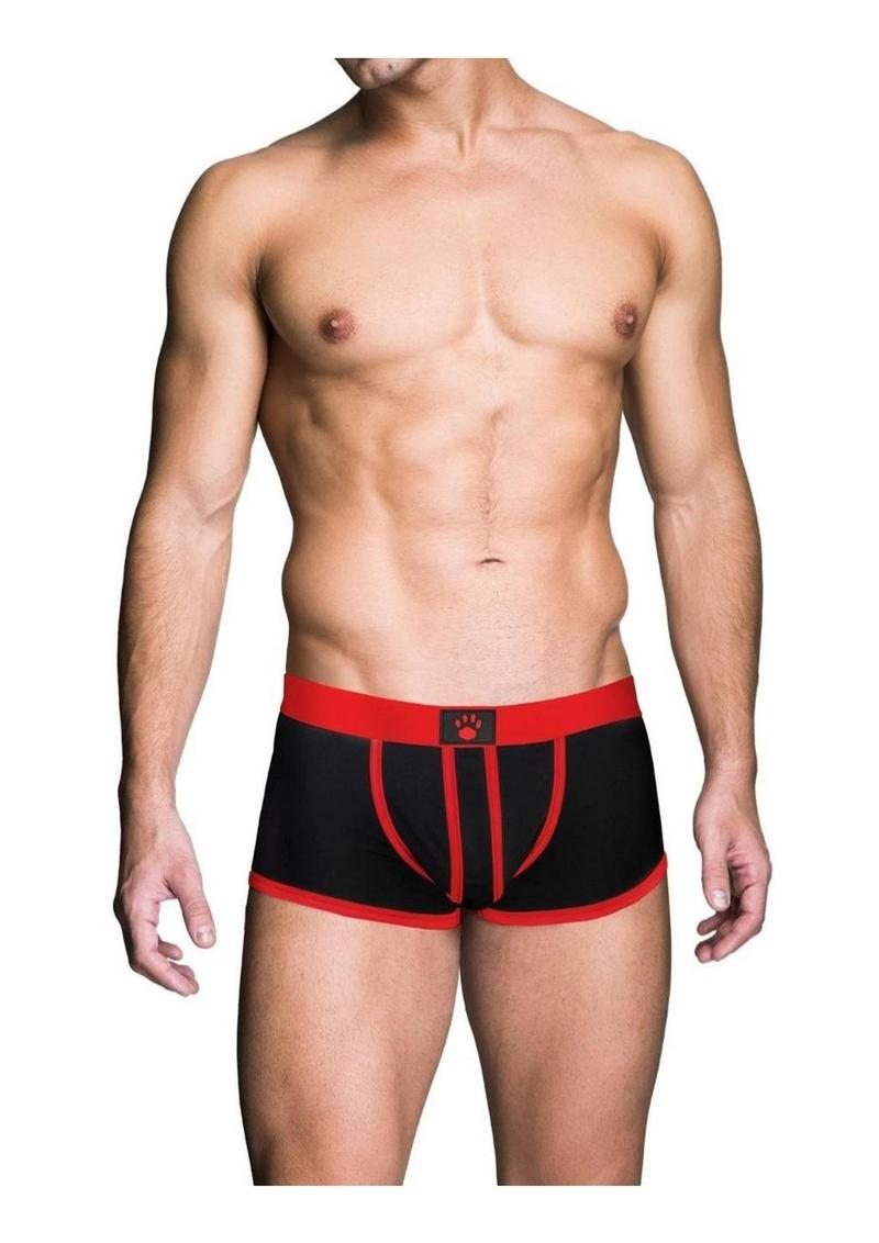 Prowler Red Ass-Less Trunk - Black/Red - XXLarge