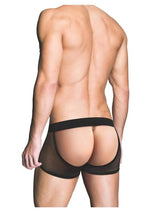 Prowler Red Fishnet Ass-Less Trunk - Black - Small