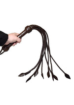 Prowler Red Leather Flogger - Brown