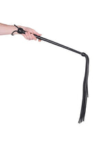 Prowler Red Long Handle Whip - Black