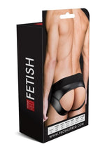 Prowler Red Wetlook Ass-Less Brief - Black - XLarge