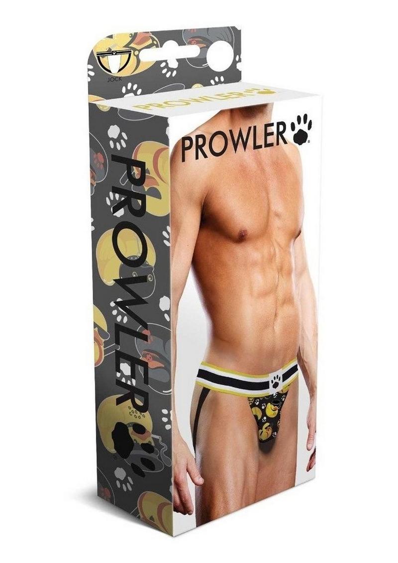 Prowler BDSM Rubber Ducks Jock - Black/Yellow - XLarge