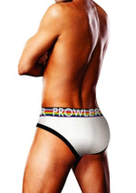 Prowler White Oversized Paw Brief - Multicolor/Rainbow/White - Large