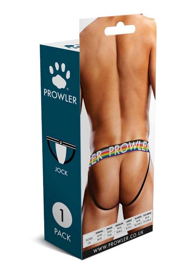 Prowler White Oversized Paw Jock - Multicolor/Rainbow/White - Medium