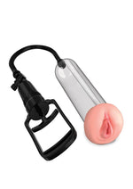 Pump Worx Beginner's Pussy Pump Advanced Penis Enlargement System - Clear/Vanilla