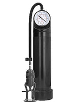 Pumped By Shots Deluxe Penis Pump with Advanced Psi Gauge - Black