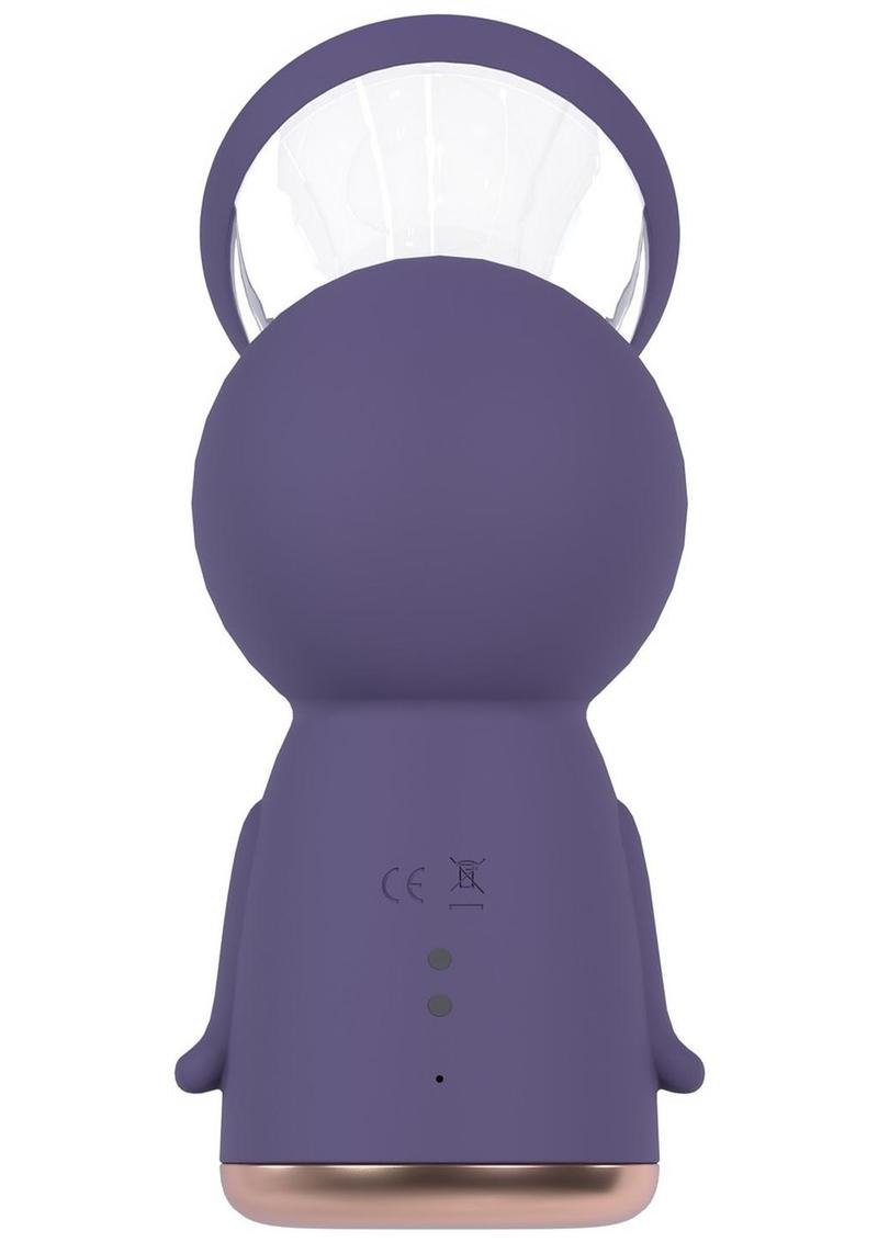 Pumped Exquisite Automatic 13 Speed Silicone Rechargeable Vulva and Breast Pump - Purple