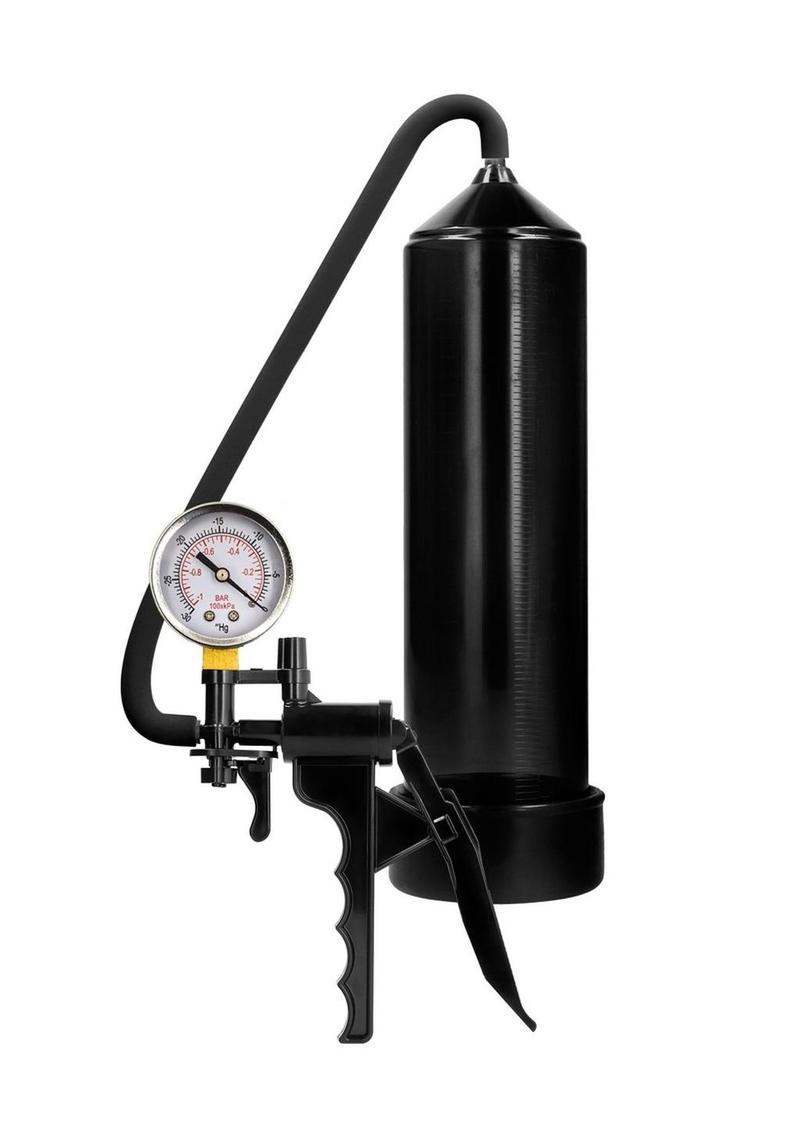 Pumped Lite Beginners Pump with Psi Gage - Black