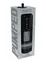 Pumped Sensurge Automatic Rechargeable Heating, Sucking, Thrusting, Vibrating Male Pump - Black