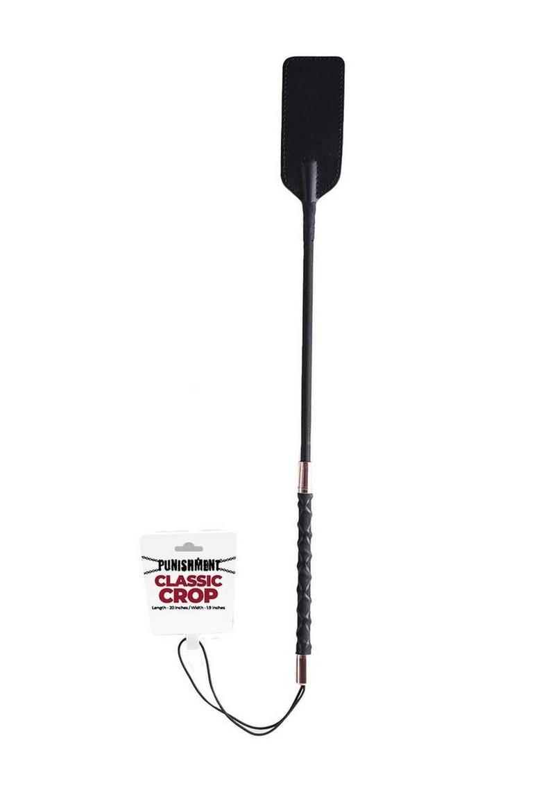 Punishment Classic Riding Crop - Rose Gold