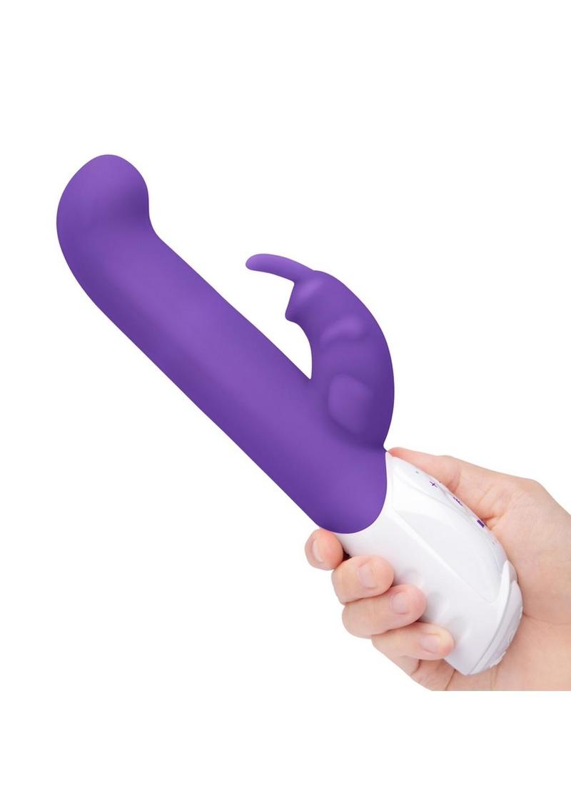 Rabbit Essentials Silicone Rechargeable Come Hither G-Spot Rabbit - Purple