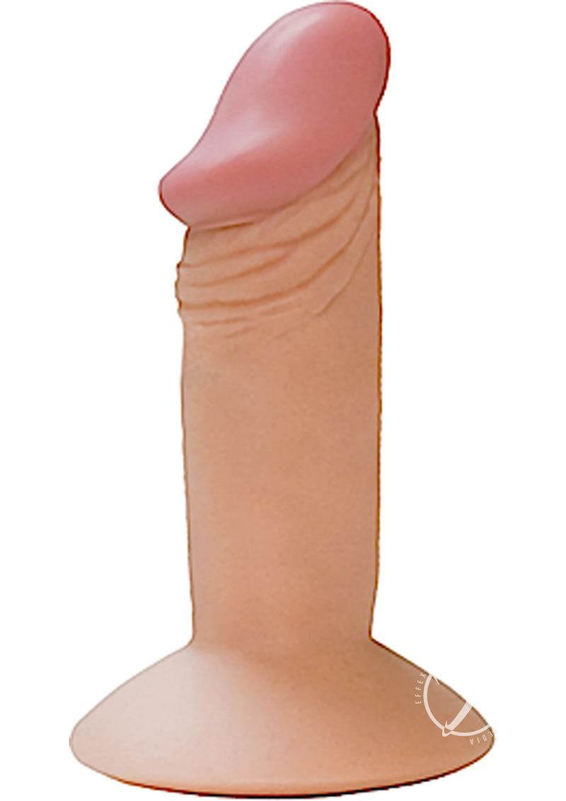 Real Skin All American Mini Whoppers Dildo - Vanilla - 4in