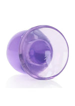 Realrock Crystal Clear Anal Plus - Clear/Purple - 3.5in