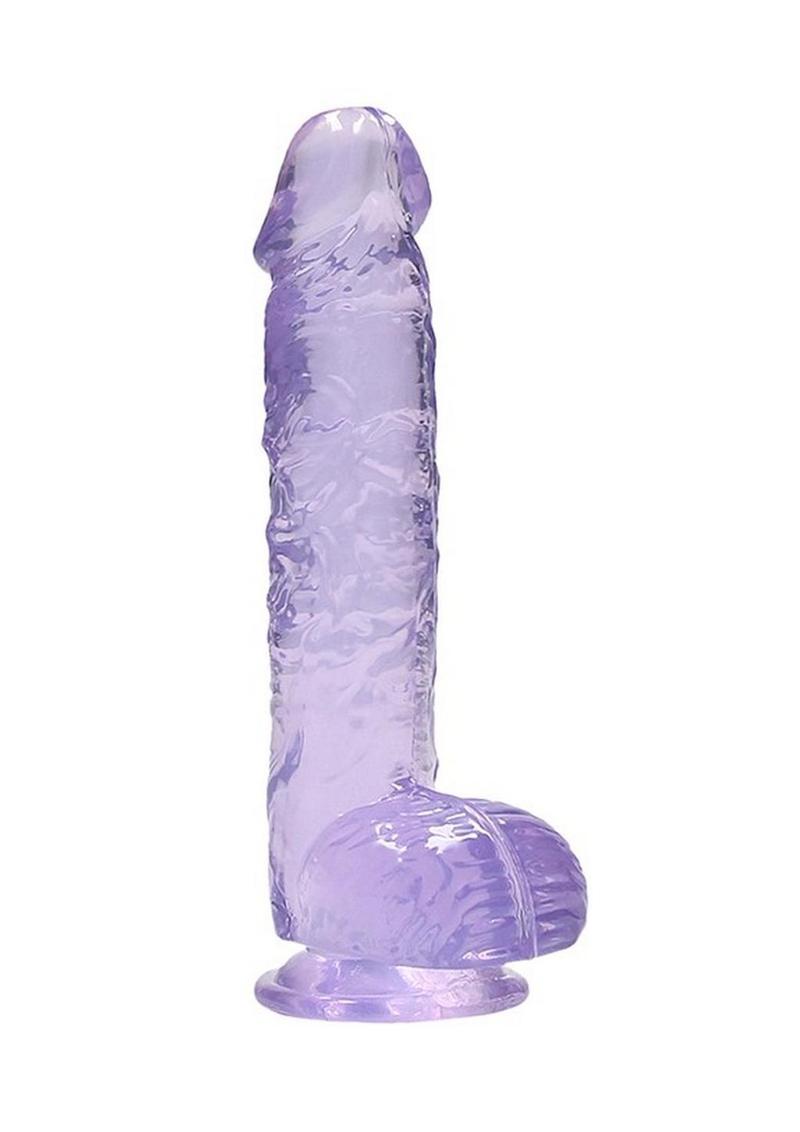 Realrock Crystal Clear Dildo with Balls