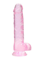 Realrock Crystal Clear Dildo with Balls